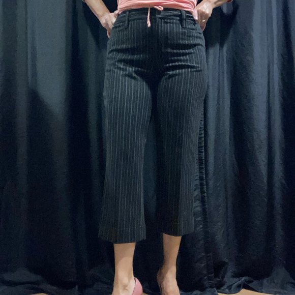 Nine West Size 4 Cropped striped pant - Picture 1 of 5